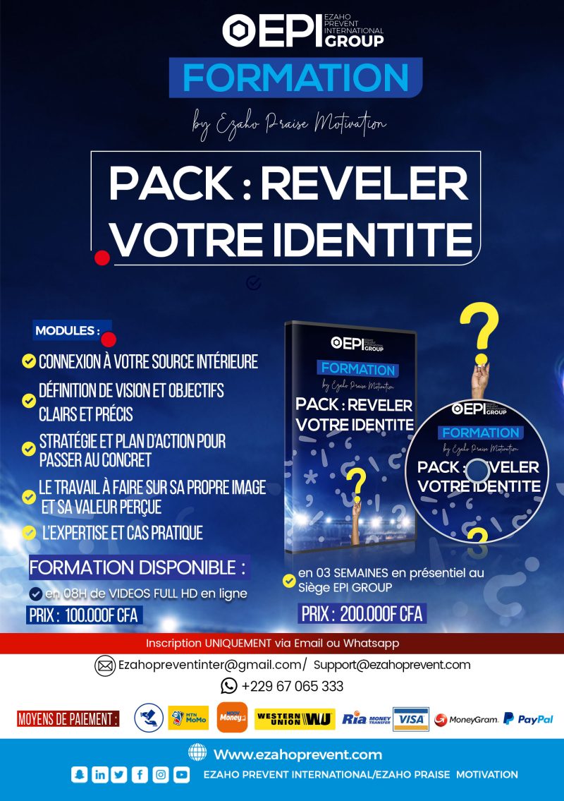 Pack – Révéler votre identité