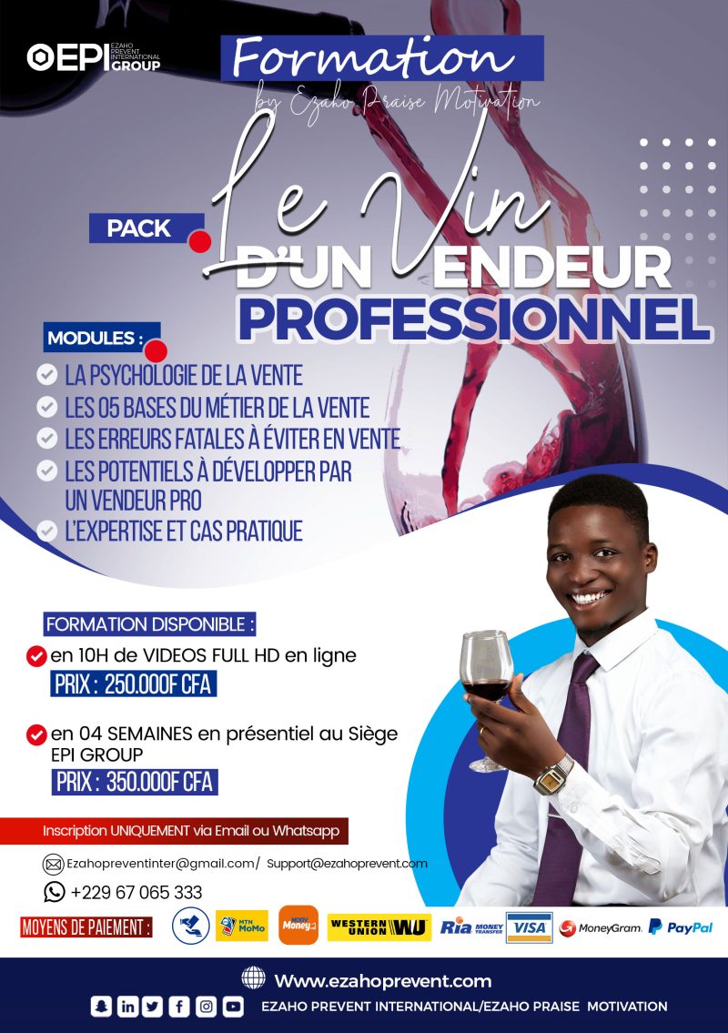 Formation – Le bon vin du Vendeur Professionnel