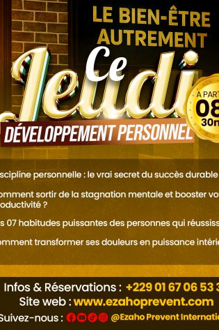 Conférence Développement Personnel – Ce Jeudi